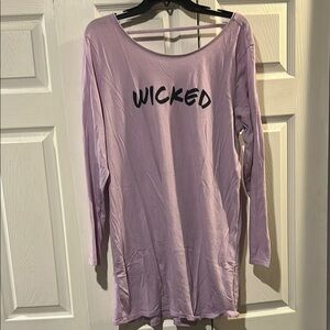Victorias Secret Wicked Lavender Long Sleeve Sleep Shirt